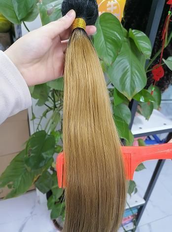 Cheap Brazilian Hair Bundles Silky Smooth Straight Human Hair Blend