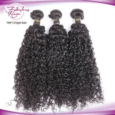 8A Tangle Free Good Virgin Peruvian Curly Hair