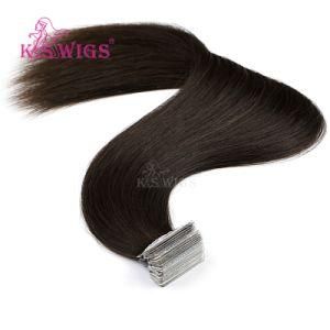 Tape in PU Skin Weft Hand Tied Tape in Adhesives Remy Human Hair Extensions 16&quot; 20&quot; 24&quot; Invisible Seamless