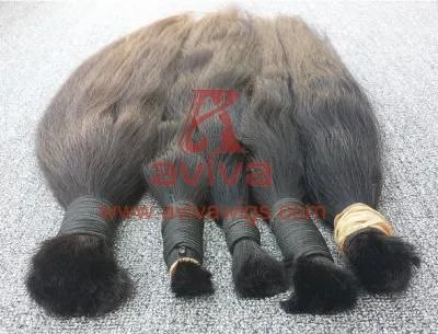 Original Natural Virgin Remy Cuticles Intact Human Hair Bulk