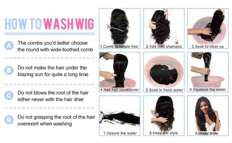 Natural Virgin Brazilian Body Wave HD Lace Human Hair Wig