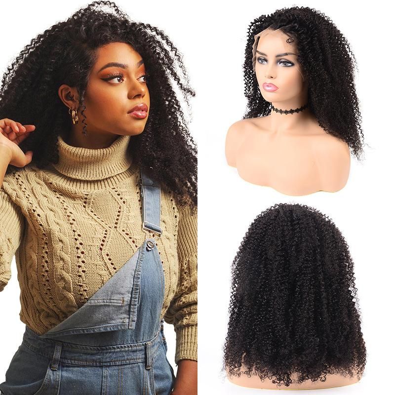 Kbeth Human Hair Wig for United States Black Women High Quality 150% Density Virgin Remy Brazilian HD Lace Transparent 360 Frontal Kinky Curly Lace Wigs Vendor