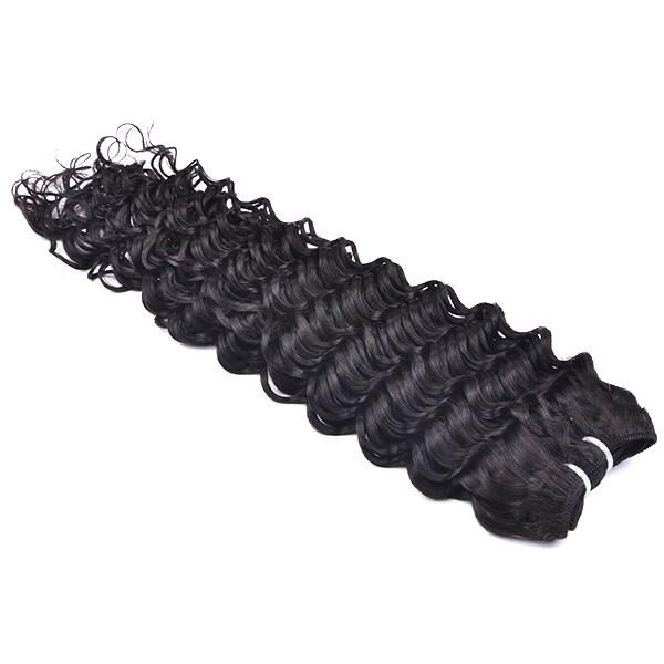 22inch 100% Sew in Deep Wave Human Hair Extensions