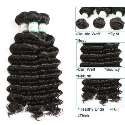 Factory Sell Natural Deep Wave Curly Natural Human Hair in Wig