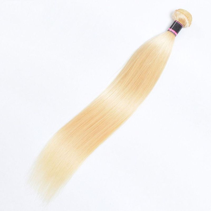 Straight Remy Hair Extensions Brazilian Human Hair Bundles 16 Inches T1b/613