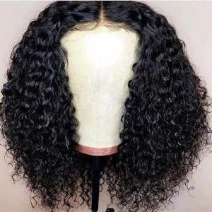 Short Afro Curl Lace Wig for Black Women Short Kinky Curly Wig Bob Wig Curly