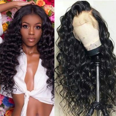 Factory Directly Sell Brazilian Loose Wave Lace Front Human Hair Natural Hair Wigs 20&quot;