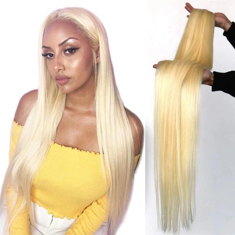 Kbeth 613 Blond Human Hair Weave Bundle for Women Summer Gift 2021 Fashion Good Quality 100% Brazilian Hair Remy Straight 26 Inch Customized Bundle Hair Vendors