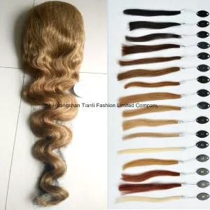 26&quot; Body Wave #12 Unprocessed 7A Human Hair Lace Frontal Wigs Hand-Tied