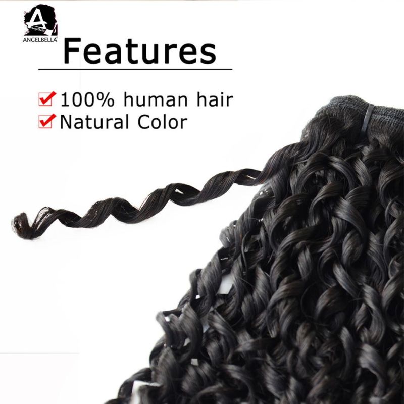 Angelbella 100% Virgin Pixie Curl Hair, Brazilian Human Hair Bundles