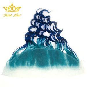 Green/Blue Color 100% Human Hair Weave for Straight Body Wave Deep Wave Curly Lace Frontal