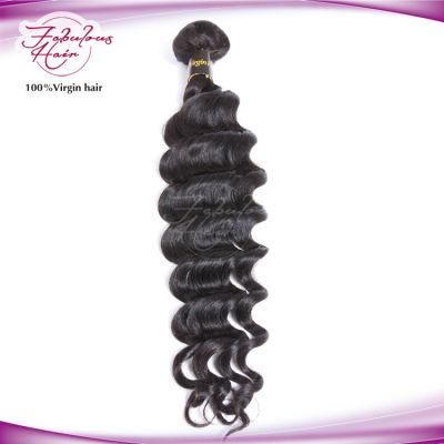 8A Big Curly Peruvian Virgin Human Hair Weft