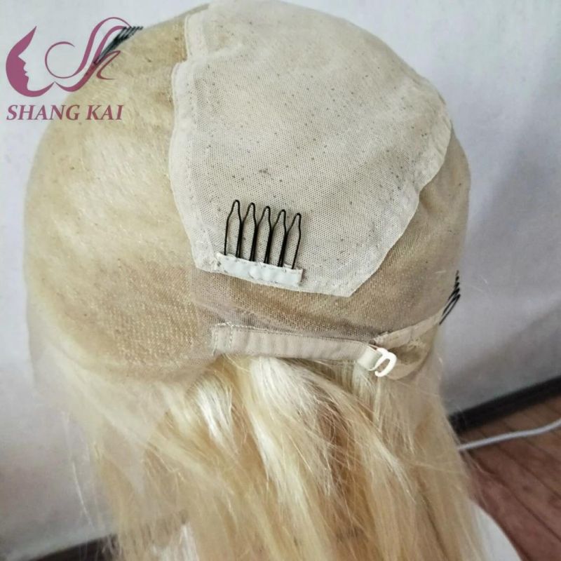 Wholesale Human Peruvian Hair Transparent Lace Blonde Color613 Lace Front Frontal Wigs Full Lace Wigs