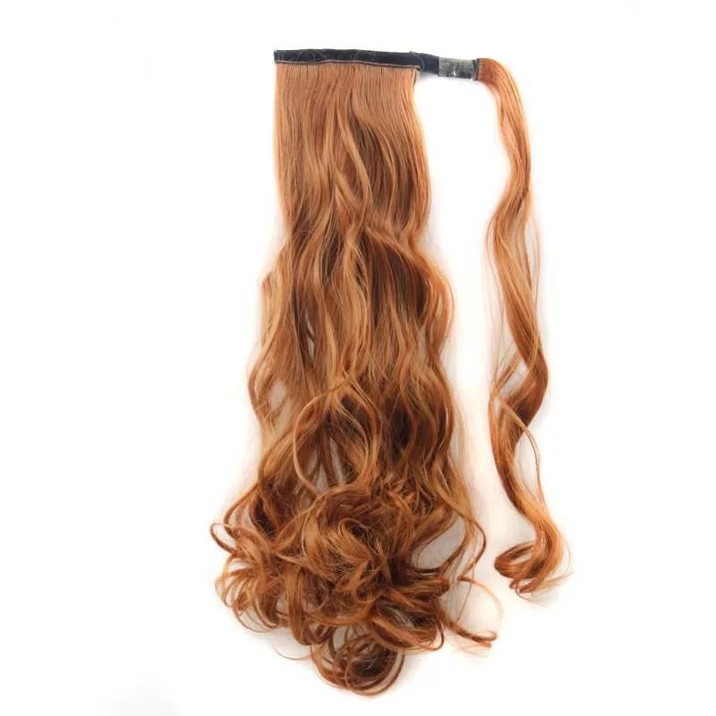 Ombre Blond 24inch Hair Extension Brazilian Hair Ponytail Human Hair Extensions