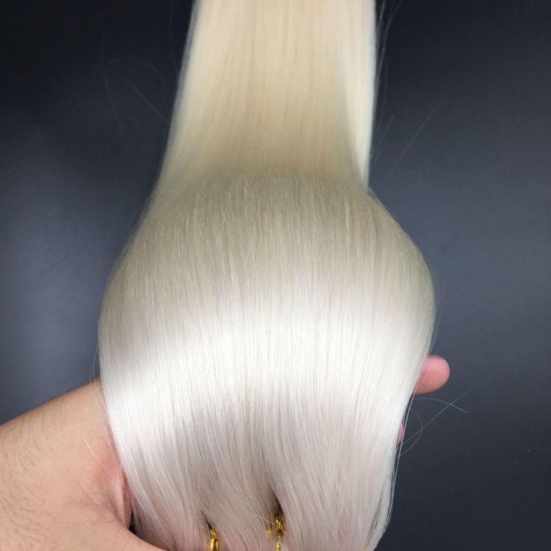 Light Color Fashion Human Hair Cuticle Aligned Hair Weft