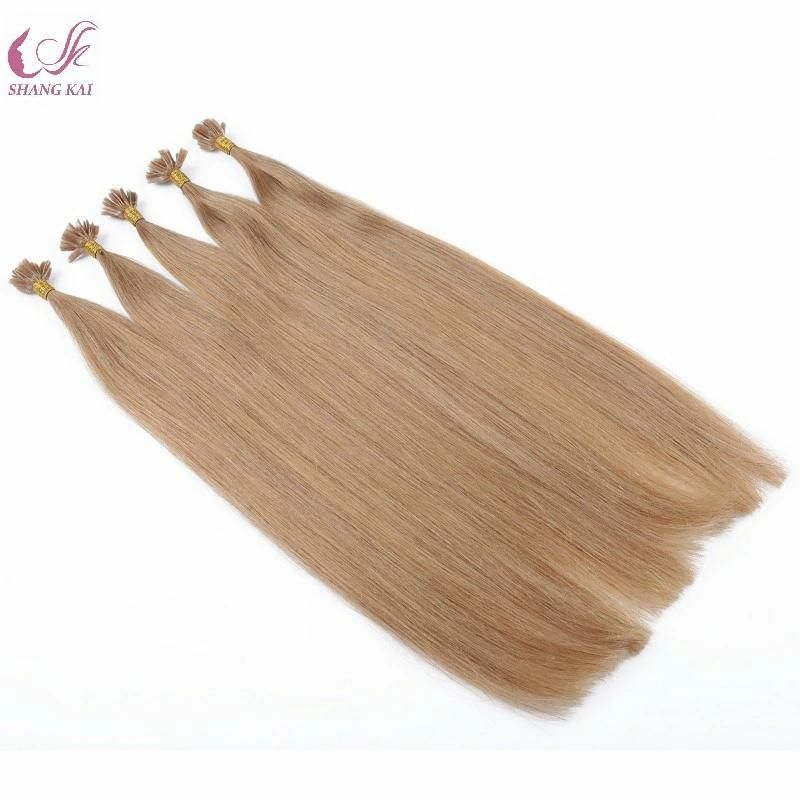 Full Cuticle Aligned Remy Human Hair Double Drawn Pre Bonded Keratin Nail U Tip Human Hair Extensions