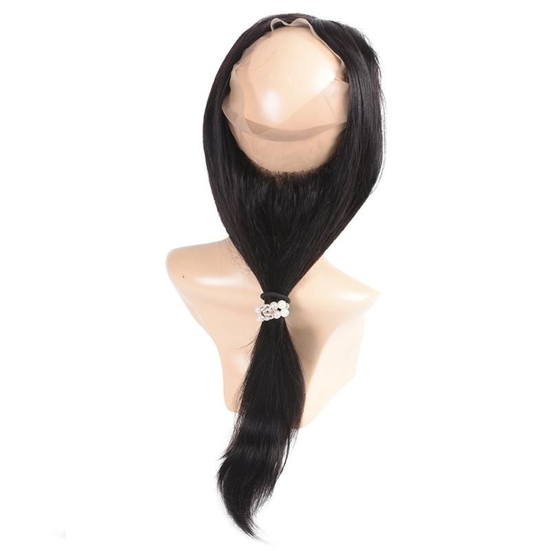 Wholesale Cheap Natural Raw Lace Frontal with 360 Lace Closure with Bundles