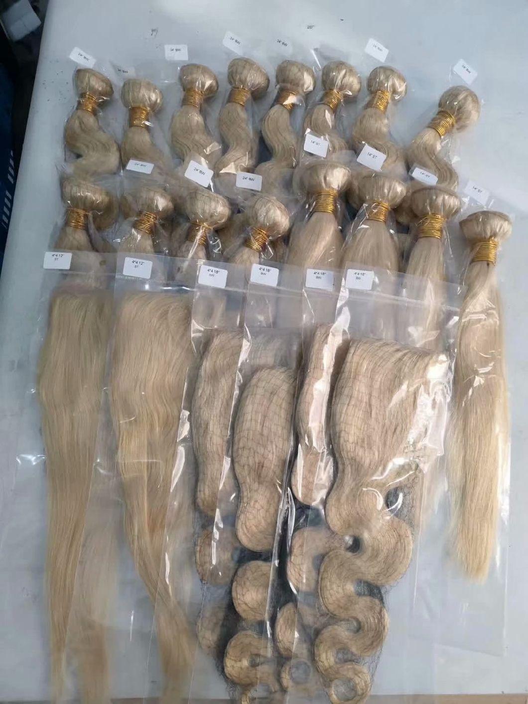 Raw 613 Virgin Blonde Human Hair 613 Hair Vendors Body Wave