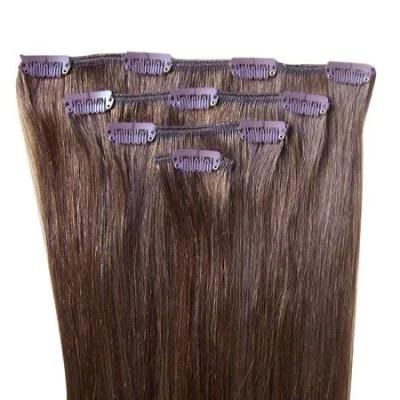 Clip on Hair Extensions Lace Clip in Hair Extension Virgin Hair (AV-CH003-3)