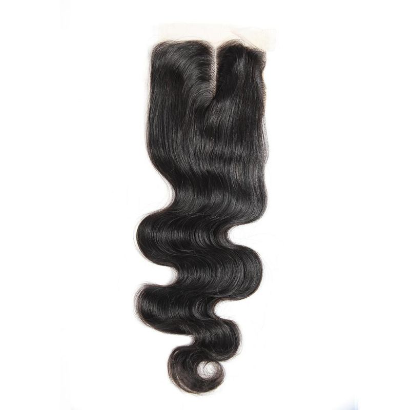 Brazilian Virgin Hair Remy Human Hair 4*4 Swiss Lace Closure