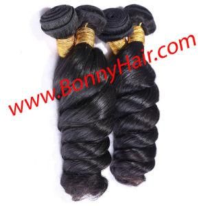 Natural Color Unprocessed Loose Wave Virgin Indian Human Hair