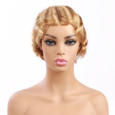Wholesale Remy Natural Human Hair Wigs Pixie Cut Short Wig #27