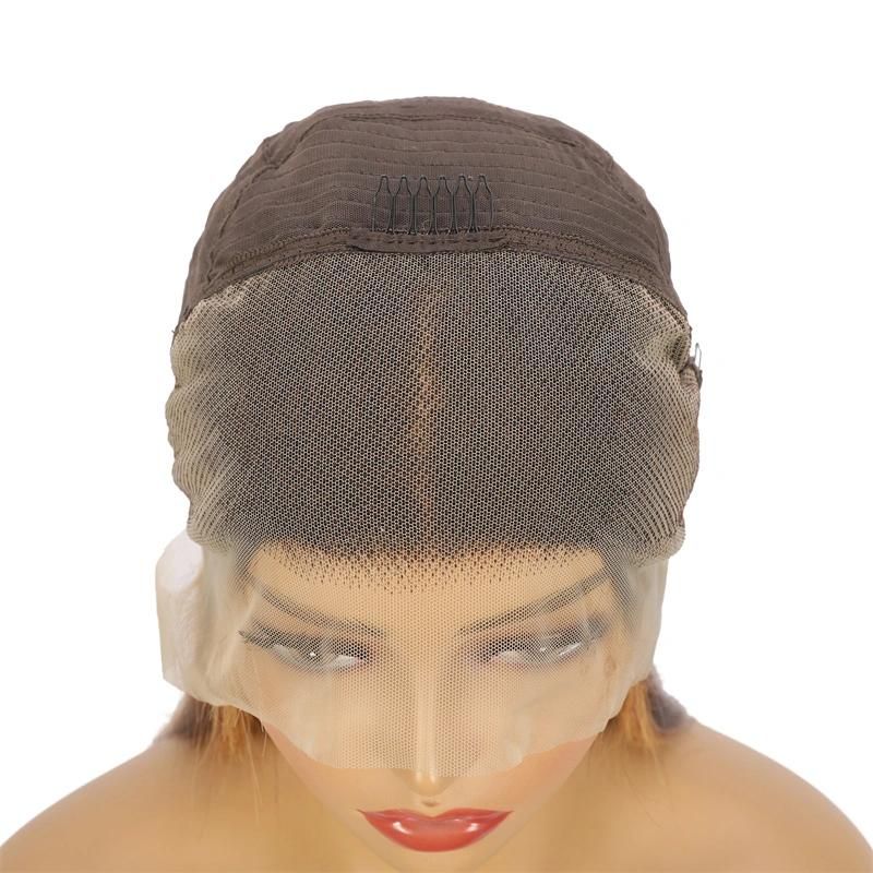 P4 / 30 Piano Color Front Lace Human Hair Bobbing Headgear 13 × 4 Bob Lace Front Lace Wig