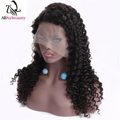 Top Quality Deep Wave Virgin Remy Hair Indian Full Lace Wig