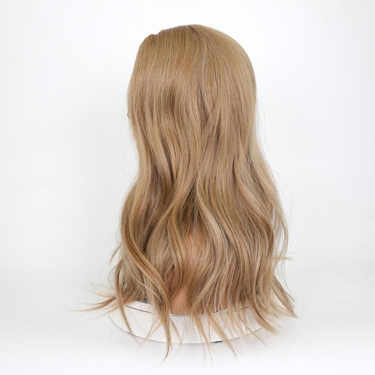 Wholesale Natural Fluffy Medium Part Synthetic Natural Wavy Long