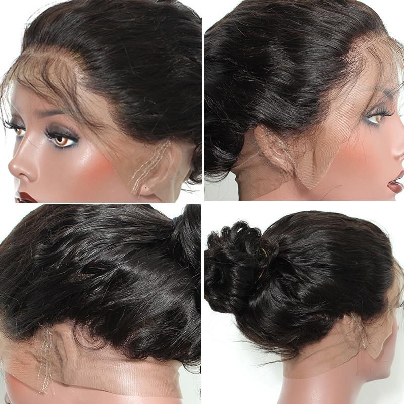 360 Lace Frontal Wig Body Wave Full Lace Human Hair Wigs Pre Plucked with Baby Hair 26 Inches