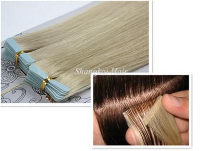 PU Hair Weft Human Hair Tape Hair Extensions