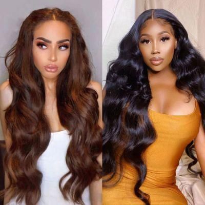 China Wholesale 13X4 Full Lace Wig Virgin Lace Front Human Hair Wigs Pre Plucked Cheap Brazilian Nautral Remy Human Hair Lace Wig