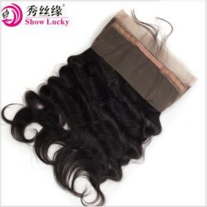 Hot Beauty Show Lucky Original Healthy Cuticle Mongolian Human Virgin Hair 360 Lace Frontals Body Wave