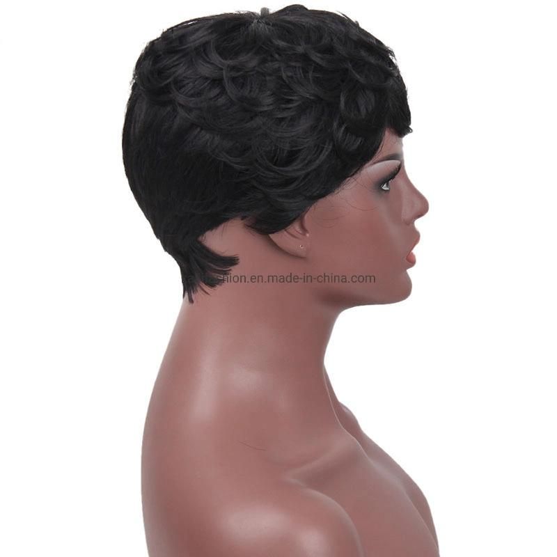 Kakiifashion Hair Cheap Price Short Synthetic Short Hairstyles Pixie Cut Wig