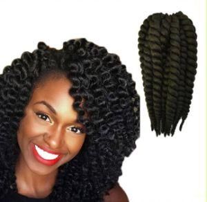 14 &prime;and Mambo Twist Black African Big Torsional Braid Spring