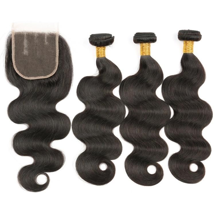 Kbeth Lace Frontal Closure with Bundles 9A Brazilian 100% Virgin Hair Body Wave with Closure Mink Brazilian Hair Weave Custom Closures Good Price