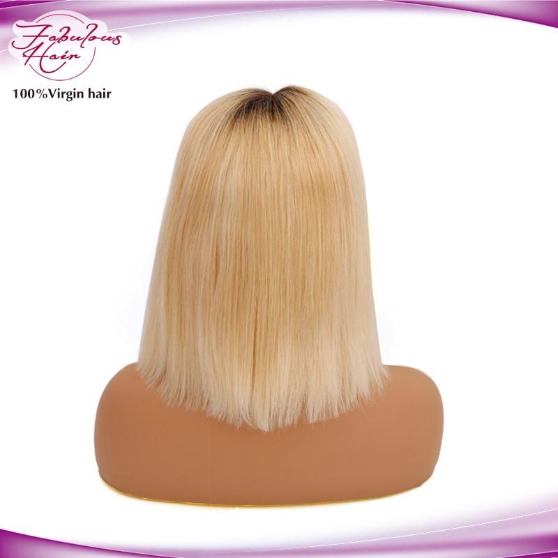 Malaysian Straight Ombre 1/613 with Lace Frontal Bob Wigs