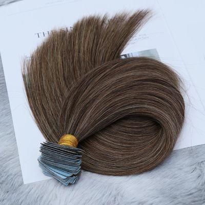 Silky Straight Vietnam Piano Color Invisible Tape Hair Extensions