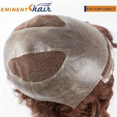 Ultra Skin with Lace Wig Red Human Hair Custom Hairpiece for Women