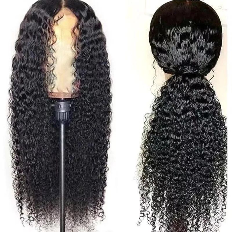 Hot Curly Human Hair Lace Front Wigs for Women with Baby Hair Brazilian Remy Hair Pre Plucked Middle Part Lace Front Wigs
