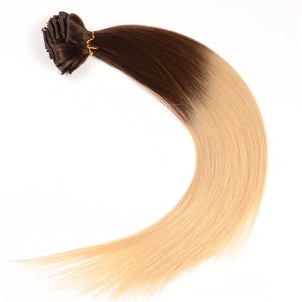 Snap Clip Hair Extension, Remy Human Hair Extensin