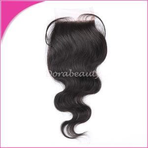 100% Virgin Peruvian Hair Body Wave Lace Closure