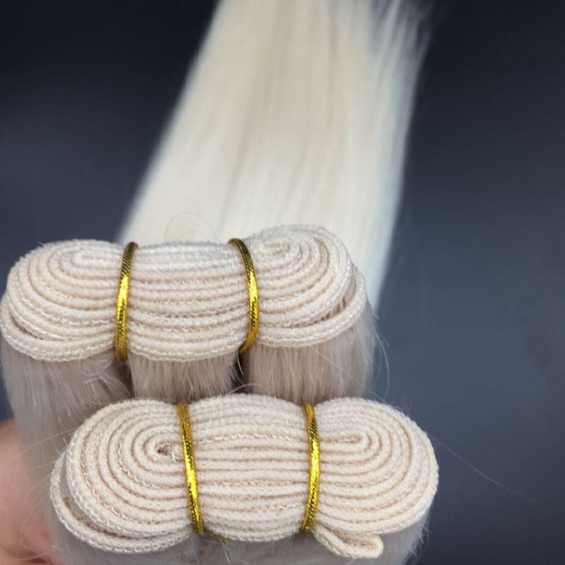 Light Color Fashion Human Hair Cuticle Aligned Hair Weft