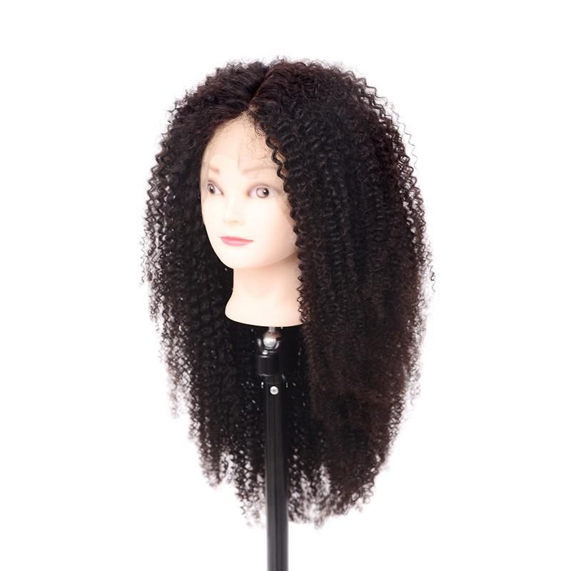 Afro Kinky Curly Lace Front Wig 8-24inch Pre Plucked with Baby Hair Brazilian Human Hair Wigs Colord Can Be Customized