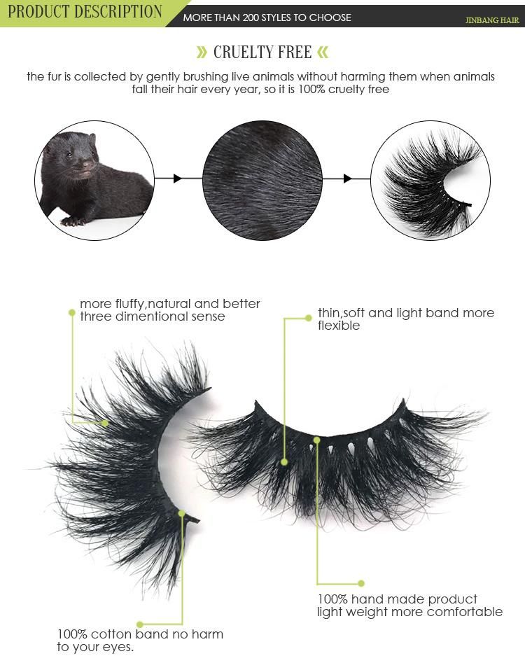 Factory Direct 3D Multi-Layer Mink Hair False Eyelashes