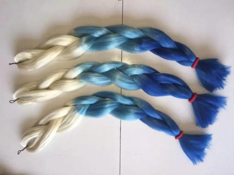 Three Tone Synthetic Hair Braid X-Pression 100% Kanekalon Jumbo Braid Hair Extension