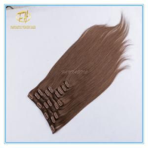 Customized Color High Quality Large Stock Clip Extension Hair with Factory Price Ex-065