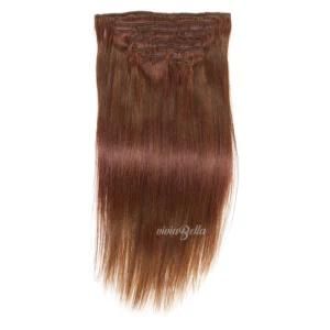 6# Indian Straight Clip-in 100% Human Hair