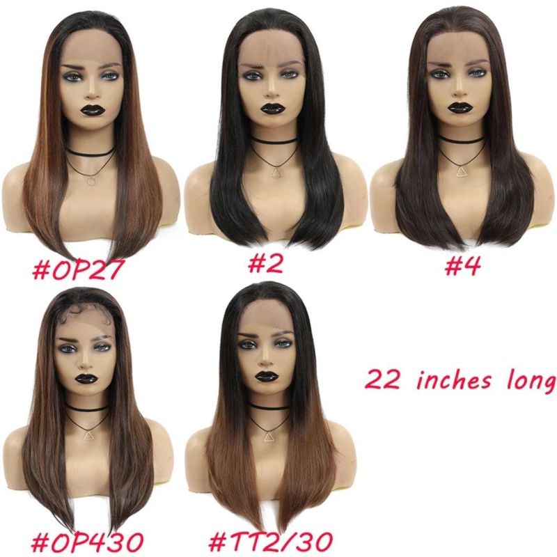 Straight Hair Brazilian Human Hair Wig Lace Front Ombre for Woman Brazilian Human Hair Wigs Natural Wave