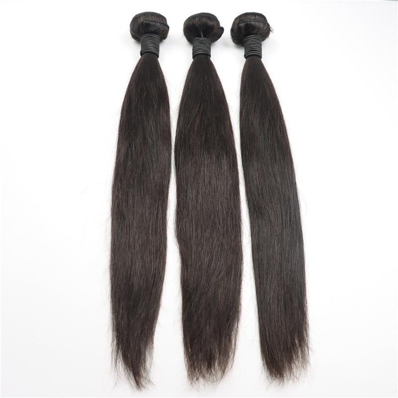 Alinybeauty Top Quality Raw Indian Hair, 40inch Brazilian Human Hair Extension, Straight Hair Bundle Grade 10A